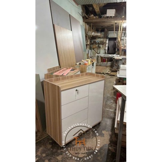 Tủ giày dép gỗ min