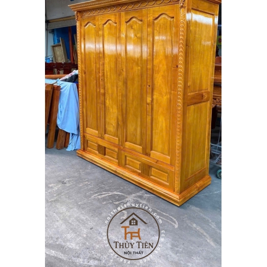 Tủ áo gỗ tràm Giá mềm xài bền