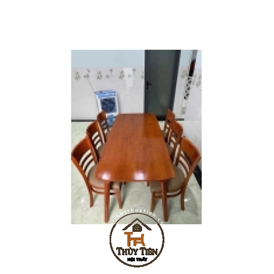 Bộ Bàn Ăn 4 Ghế 6 ghế Cabin bàn mặt gỗ giá rẻ- BBAGVD 014