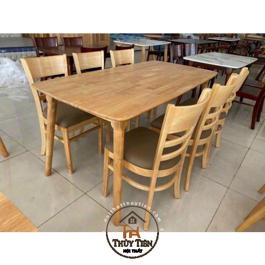 Ghế gỗ cabin mặt nệm