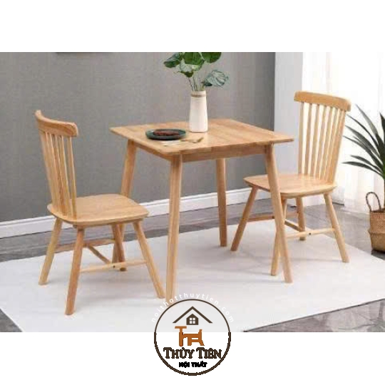 Ghế gỗ cabin mặt nệm