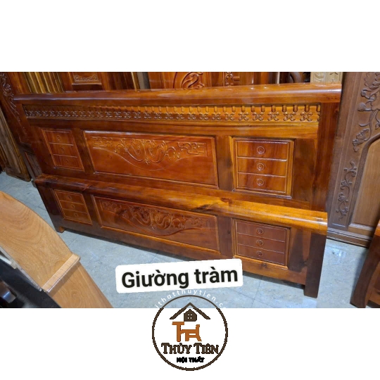 Giường ngủ gỗ tràm