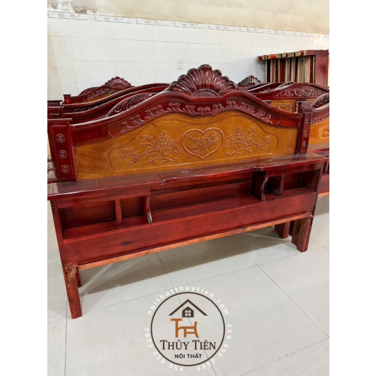 Giường ngủ gỗ tràm