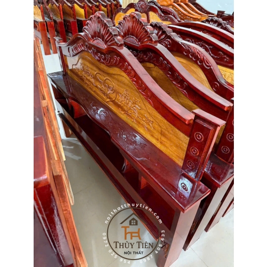 Giường ngủ gỗ tràm