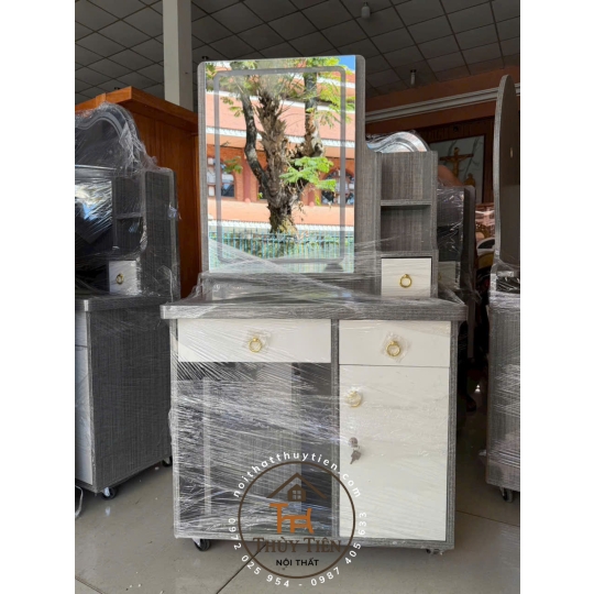 Bàn trang điểm led 3 màu
