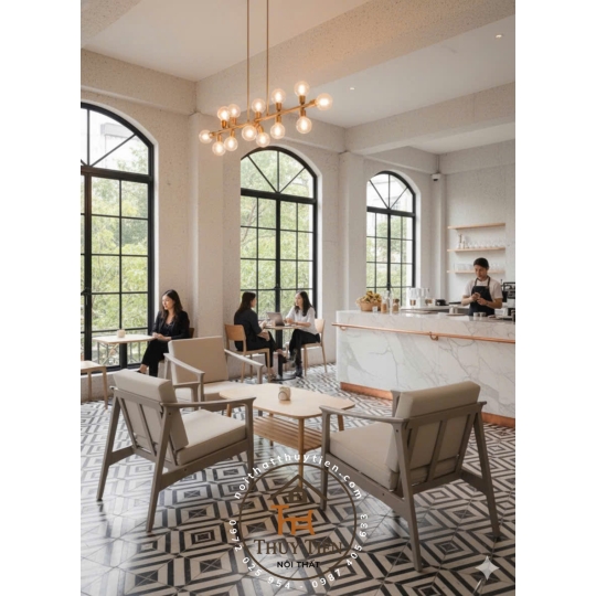 SOFA GỖ THÔNG HIỆN ĐẠI