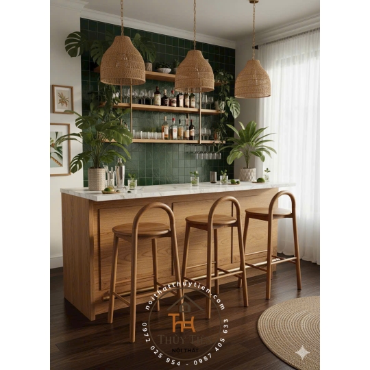 Ghế bar bobby , từ xưởng tới quán khác biệt hẳn