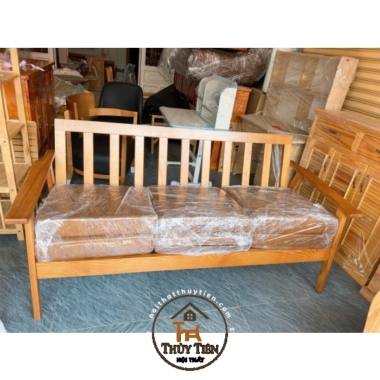 Sofa nan thông ba em sẵn