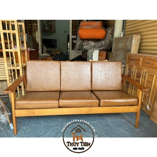 Sofa nan thông ba em sẵn