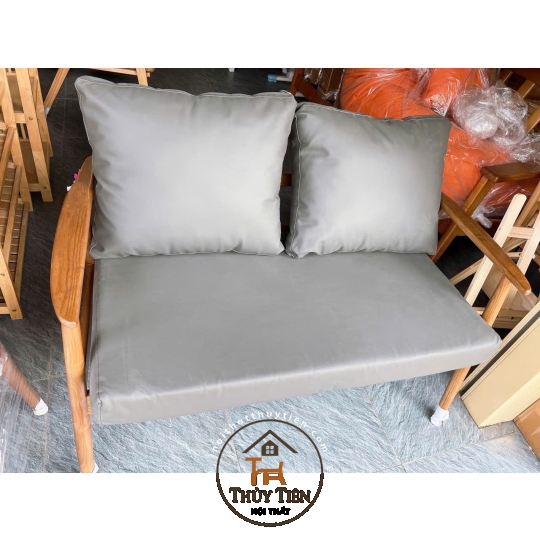 Ghế sofa tay nhọn đôi gỗ Ash cao cấp
