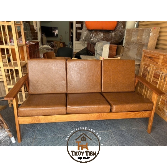 Sofa nan thông ba em sẵn