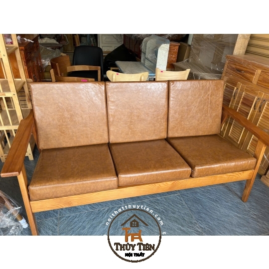 Sofa nan thông ba em sẵn