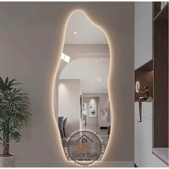 Gương Toàn Thân Hình Hạt Đậu, Gương Cá Heo