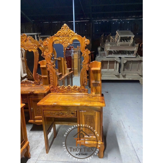 Bàn phấn- bàn trang điểm gỗ tràm rừng nhiều mẫu