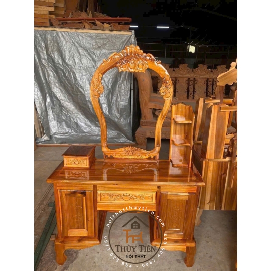 Bàn phấn- bàn trang điểm gỗ tràm rừng nhiều mẫu