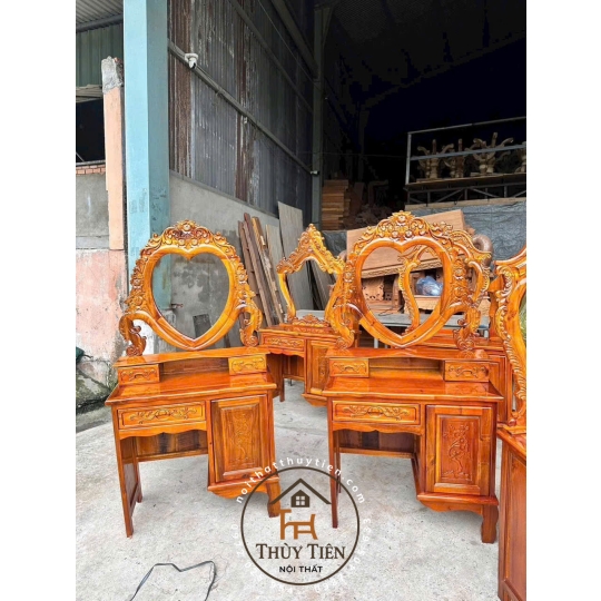 Bàn phấn- bàn trang điểm gỗ tràm rừng nhiều mẫu