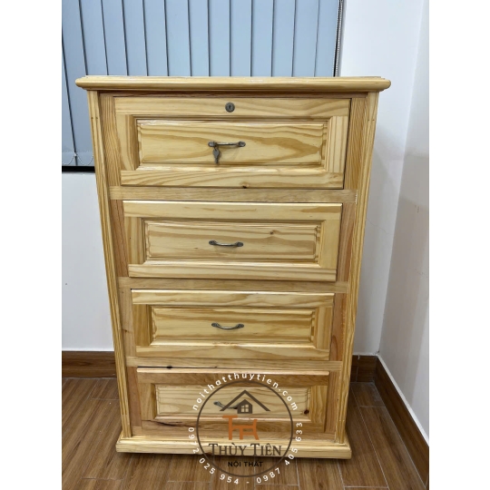Tủ quần áo trẻ em gỗ thông- TQAGT 002