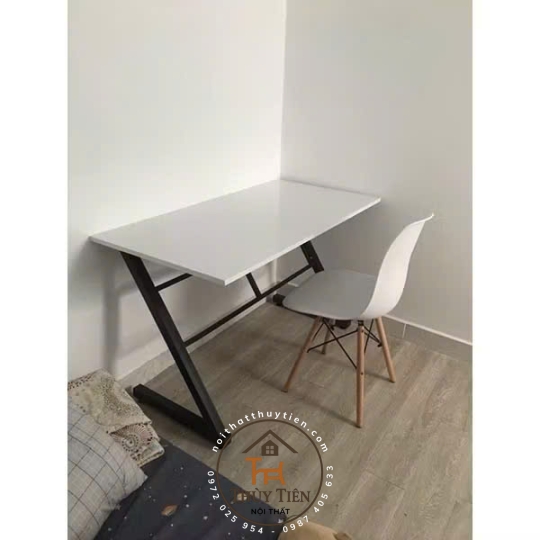  Bàn làm việc chữ Z đa năng – khung sắt sơn tĩnh điện 2 lớp – gỗ MDF chống ẩm – cực chắc chắn