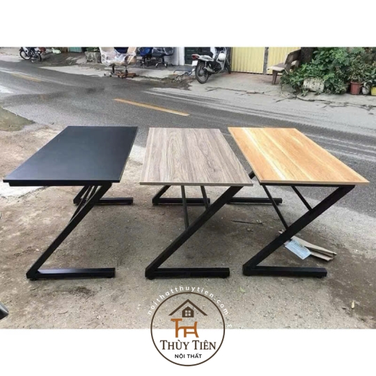  Bàn làm việc chữ Z đa năng – khung sắt sơn tĩnh điện 2 lớp – gỗ MDF chống ẩm – cực chắc chắn
