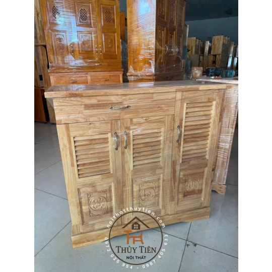 Tổng hợp mẫu tủ dép gỗ cao su nhiều mẫu 