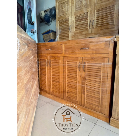 Tổng hợp mẫu tủ dép gỗ cao su nhiều mẫu 