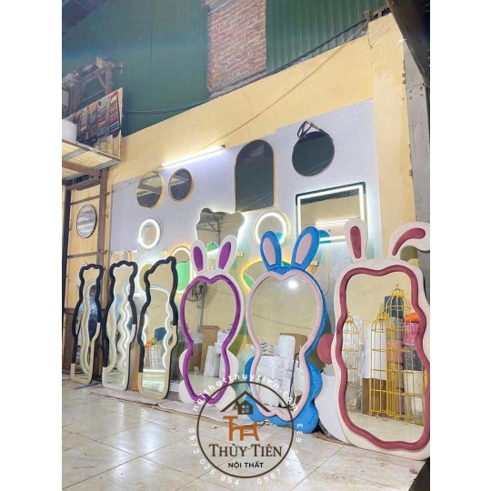 Gương bọc nỉ nhiều mẫu, E nhận làm mix màu theo yêu cầu nhé