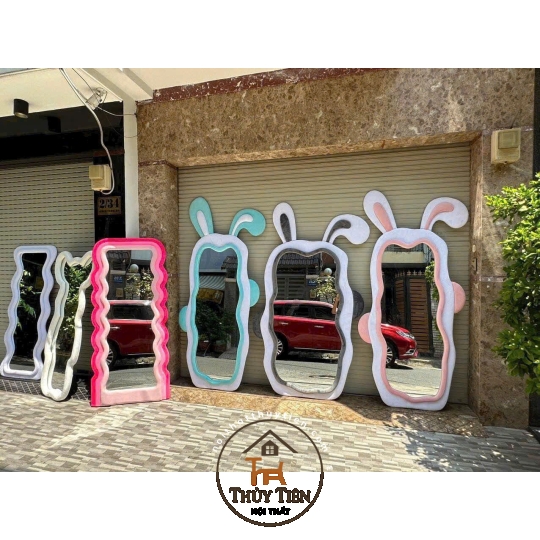 Gương bọc nỉ nhiều mẫu, E nhận làm mix màu theo yêu cầu nhé