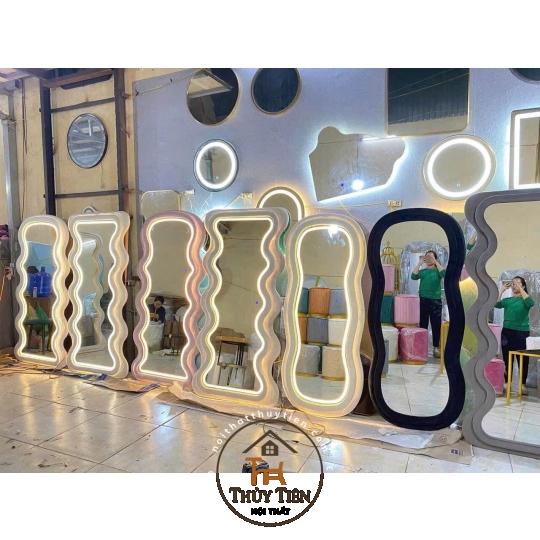 Gương bọc nỉ nhiều mẫu, E nhận làm mix màu theo yêu cầu nhé