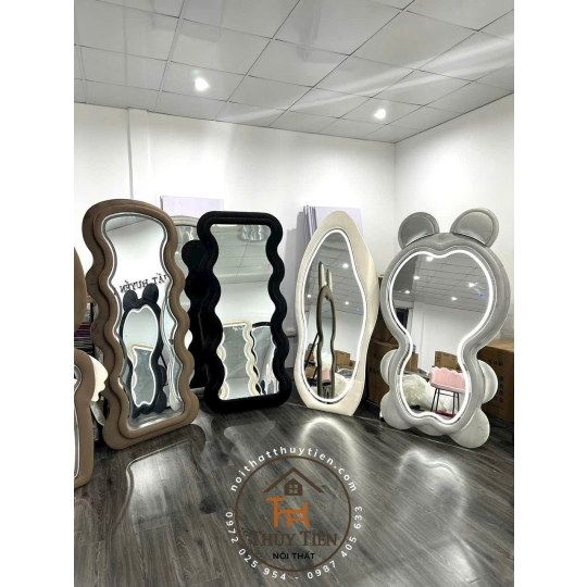 Gương bọc nỉ nhiều mẫu, E nhận làm mix màu theo yêu cầu nhé