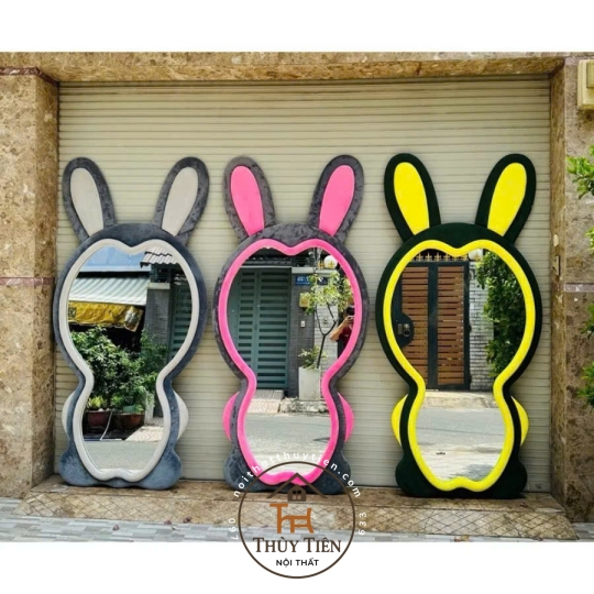 Gương bọc nỉ nhiều mẫu, E nhận làm mix màu theo yêu cầu nhé