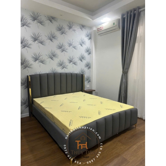 Tổng hợp mẫu giường bọc nỉ , da cho khách giá tận xưởng