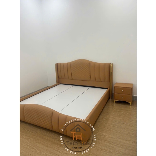 Tổng hợp mẫu giường bọc nỉ , da cho khách giá tận xưởng