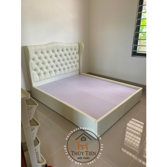 Tổng hợp mẫu giường bọc nỉ , da cho khách giá tận xưởng