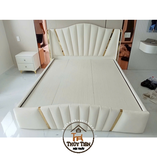Tổng hợp mẫu giường bọc nỉ , da cho khách giá tận xưởng
