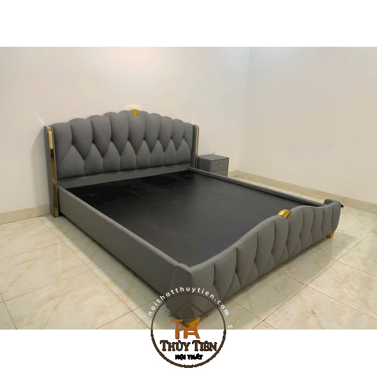 Tổng hợp mẫu giường bọc nỉ , da cho khách giá tận xưởng
