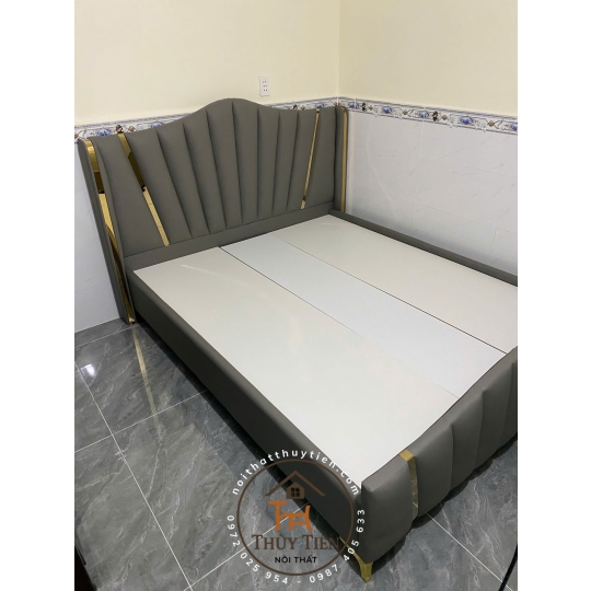 Tổng hợp mẫu giường bọc nỉ , da cho khách giá tận xưởng