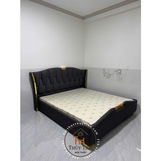Tổng hợp mẫu giường bọc nỉ , da cho khách giá tận xưởng