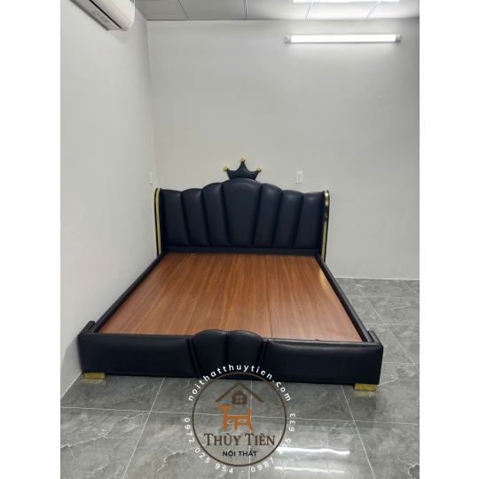 Tổng hợp mẫu giường bọc nỉ , da cho khách giá tận xưởng