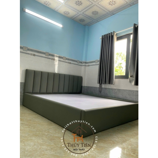 Tổng hợp mẫu giường bọc nỉ , da cho khách giá tận xưởng