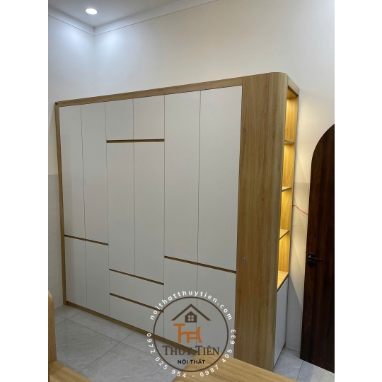 Tổng hợp mẫu tủ quần áo gỗ MDF cho khách tham khảo ạ