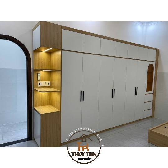 Tổng hợp mẫu tủ quần áo gỗ MDF cho khách tham khảo ạ