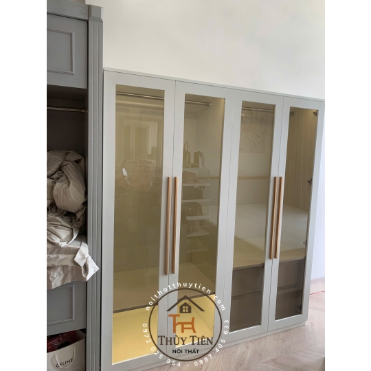 Tổng hợp mẫu tủ quần áo gỗ MDF cho khách tham khảo ạ