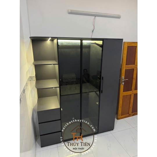 Tổng hợp mẫu tủ quần áo gỗ MDF cho khách tham khảo ạ