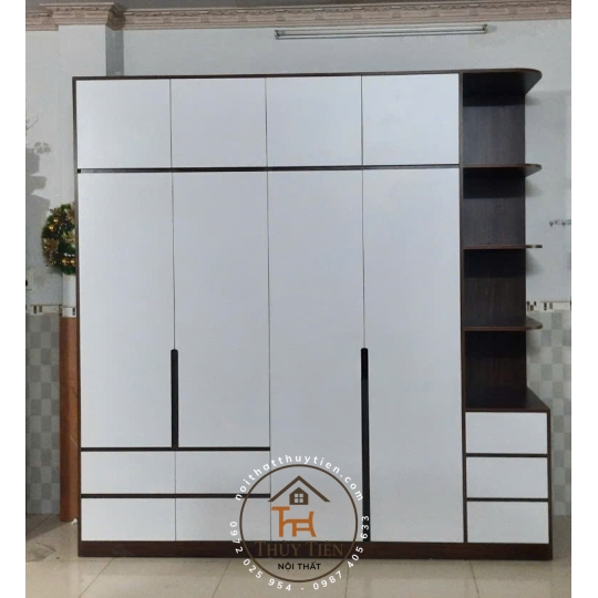 Tổng hợp mẫu tủ quần áo gỗ MDF cho khách tham khảo ạ