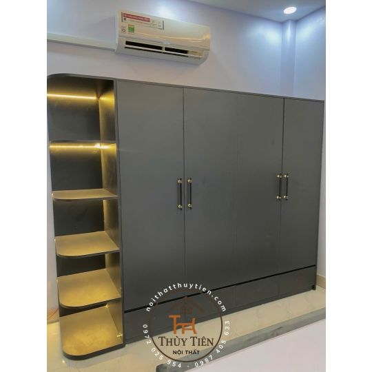 Tổng hợp mẫu tủ quần áo gỗ MDF cho khách tham khảo ạ