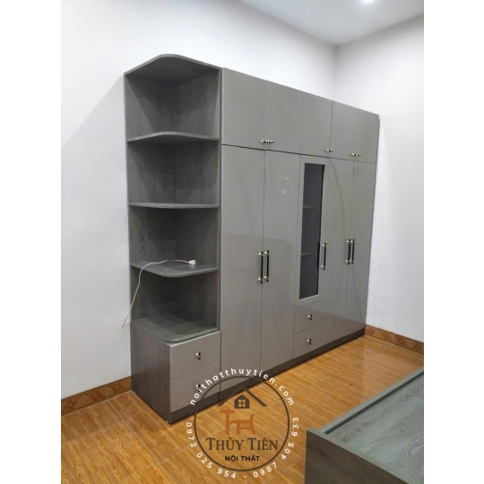 Tổng hợp mẫu tủ quần áo gỗ MDF cho khách tham khảo ạ