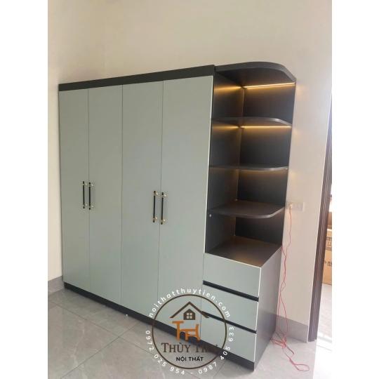 Tổng hợp mẫu tủ quần áo gỗ MDF cho khách tham khảo ạ