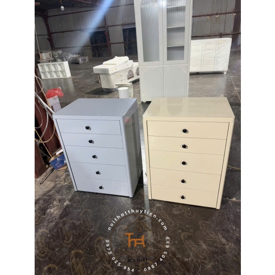 Bàn trang điểm thông minh gấp gọn đa năng gỗ MDF hàng sơn 2K màu chuẩn đẹp kèm gương led 3 màu