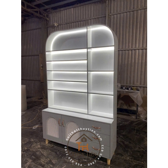 Kệ tủ trưng bày tủ nail e nhận đặt theo yêu cầu