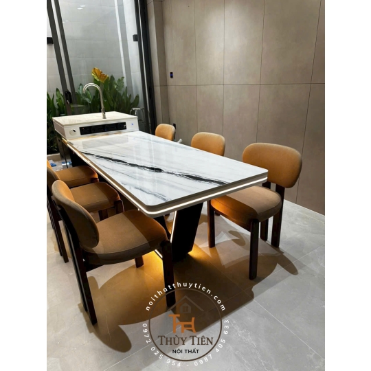 Bàn ăn kết hợp bàn đảo